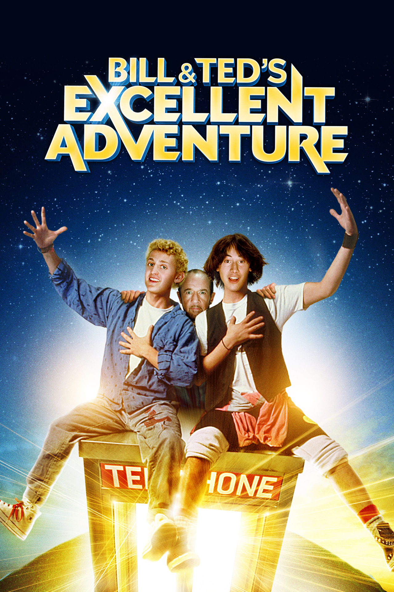 Poster for Bill & Ted's Excellent Adventure