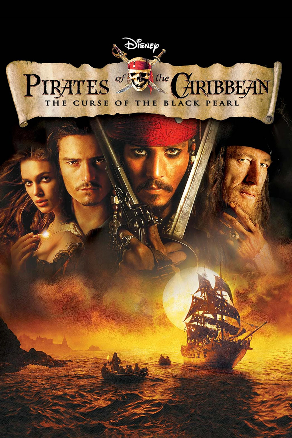 Poster for Pirates of the Caribbean: The Curse of the Black Pearl