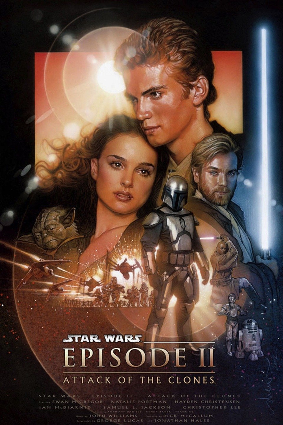 Poster for Star Wars: Episode II - Attack of the Clones
