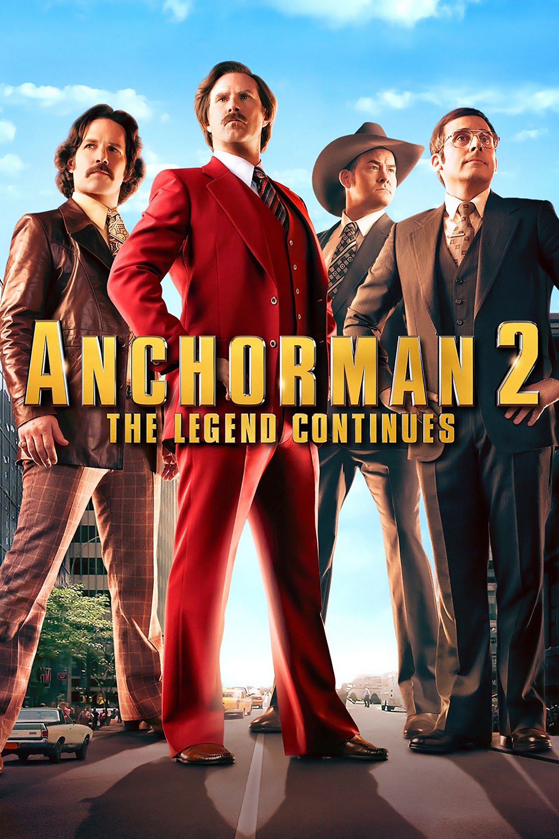 Poster for Anchorman 2: The Legend Continues