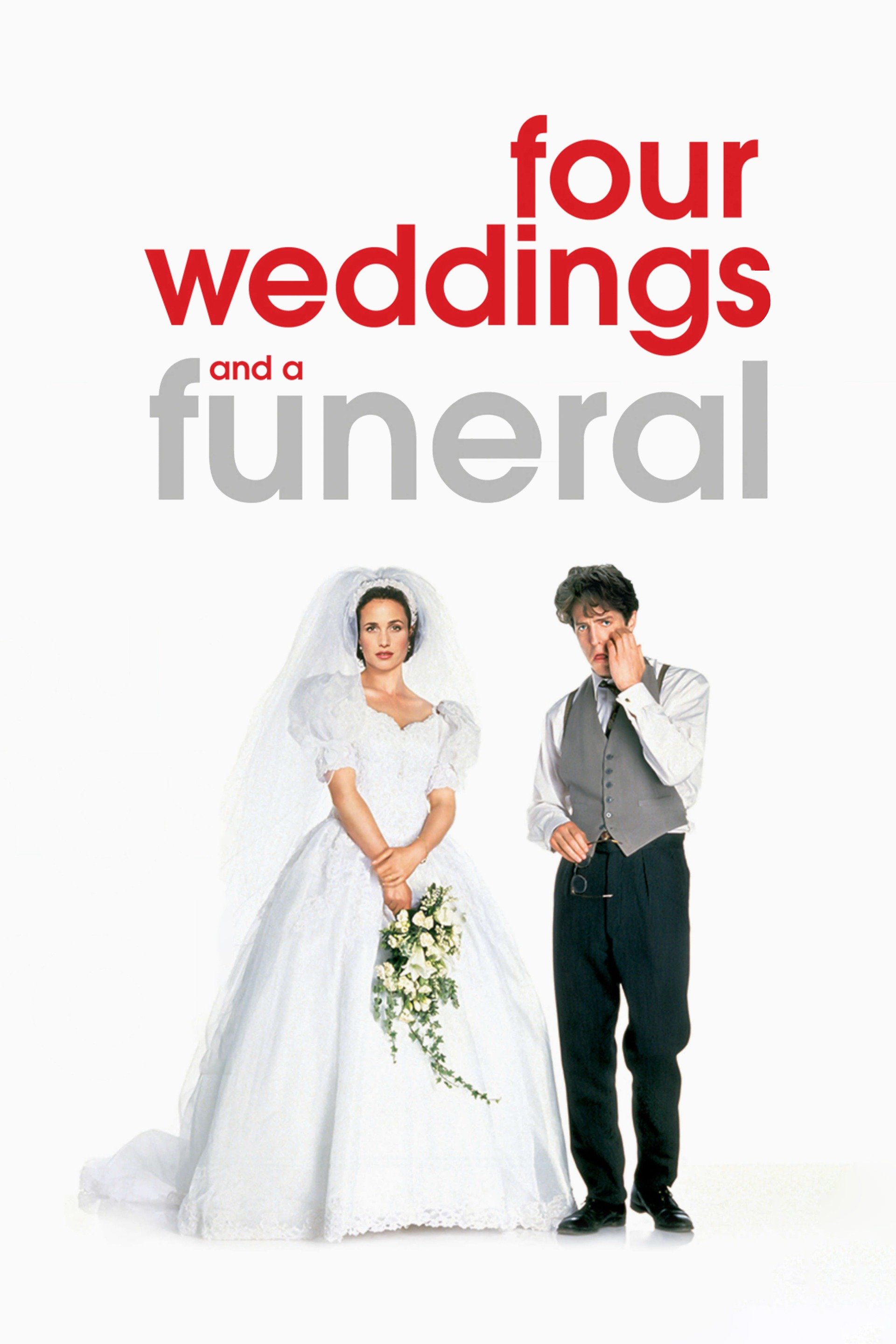 Poster for Four Weddings and a Funeral