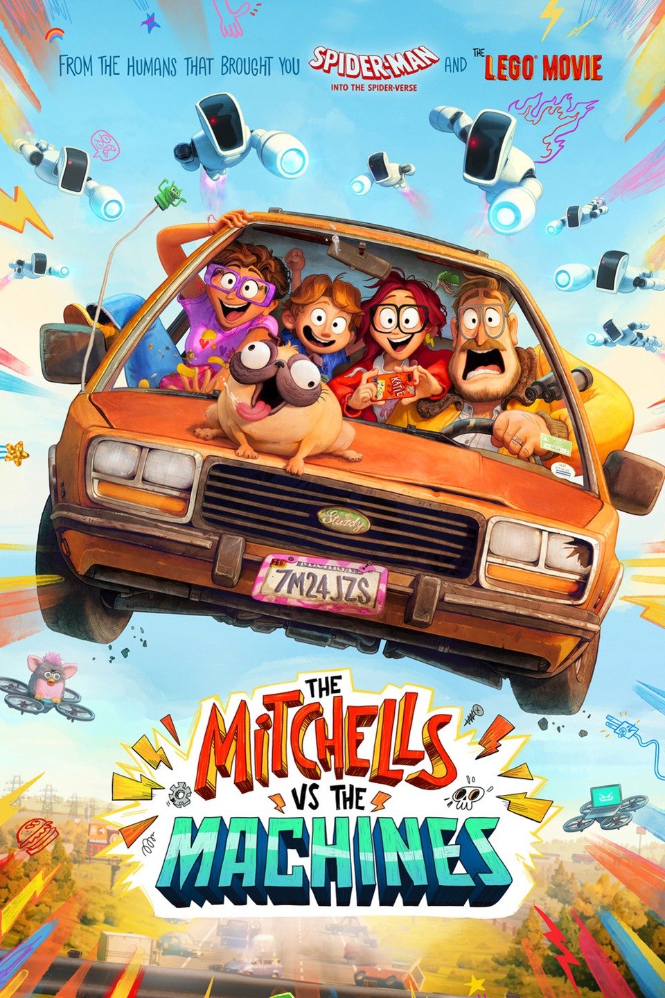 Poster for The Mitchells vs. the Machines